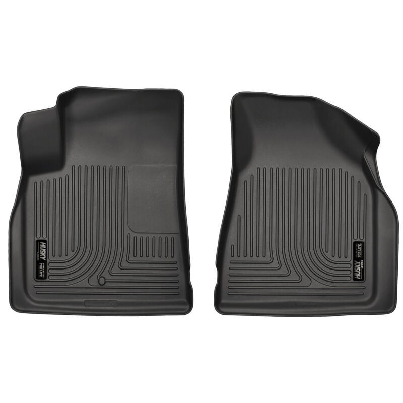 Chevrolet Traverse Floor Mats - Front - Husky Liners - Weatherbeater - Black - `09-`14